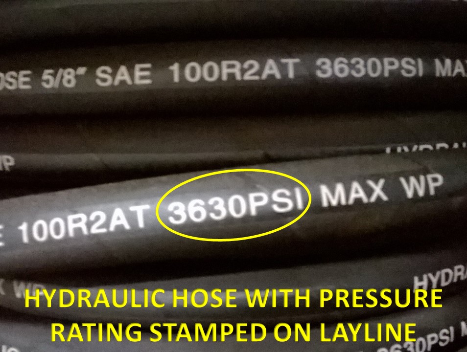 hydraulic hose pressure on layline