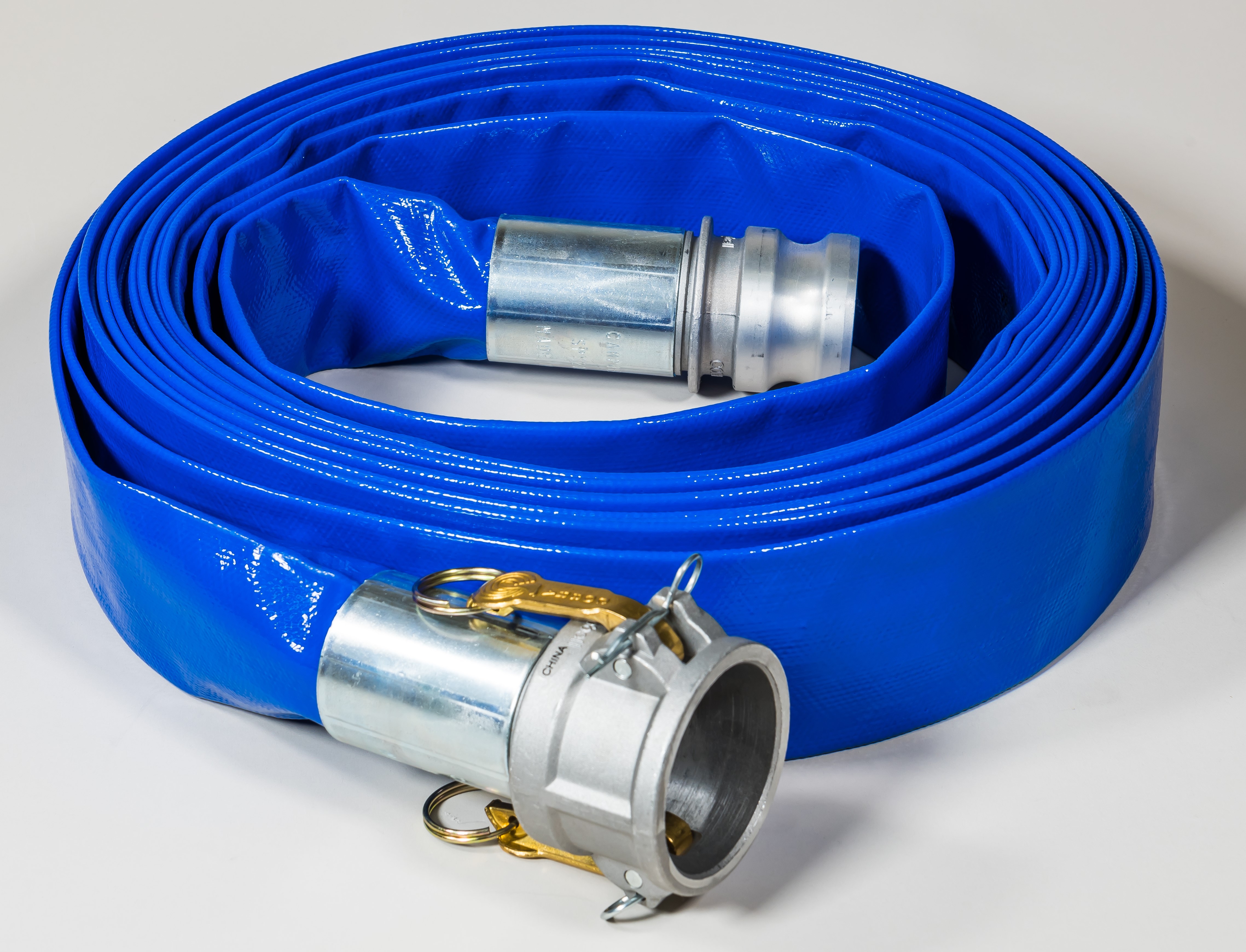 PVC blue layflat hose assembly