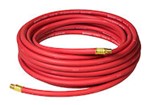 red air hose assembly 50 feet premium rubber